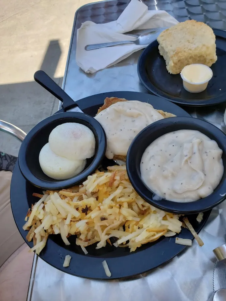 Chicken Fried Steak and Eggs